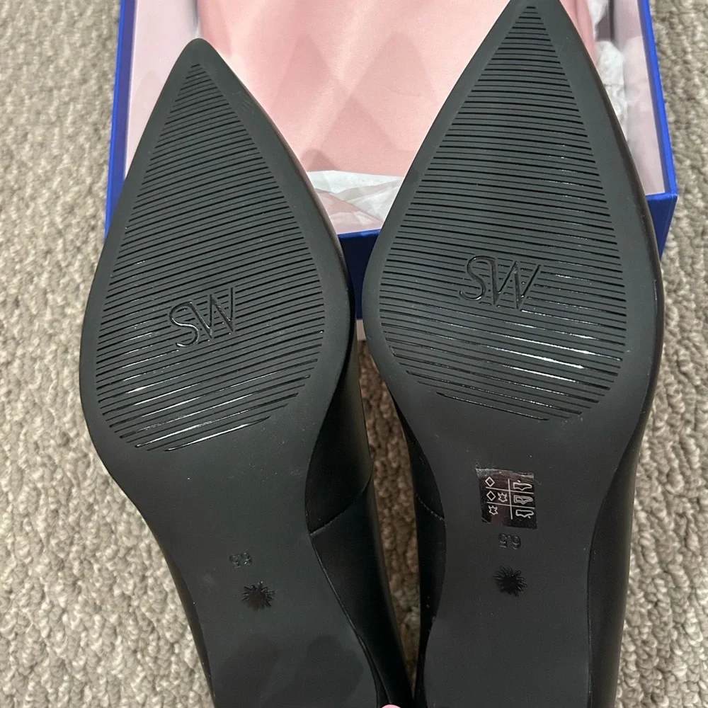 BNWT Stuart Weitzman Dancer 75 Pumps in Black - Size 6.5 - Picture 8 of 11